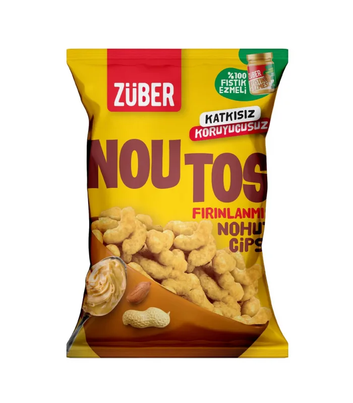 Züber Noutos Fırın Nohut Cipsi 55 Gr Fıstık