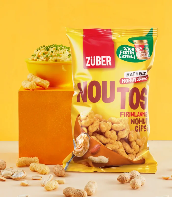 Züber Noutos Fırın Nohut Cipsi 55 Gr Fıstık
