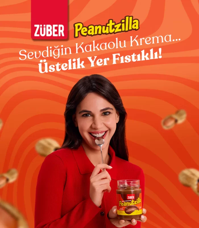 Züber Peanutzilla Kakaolu Fıstık Ezmesi 315 Gr