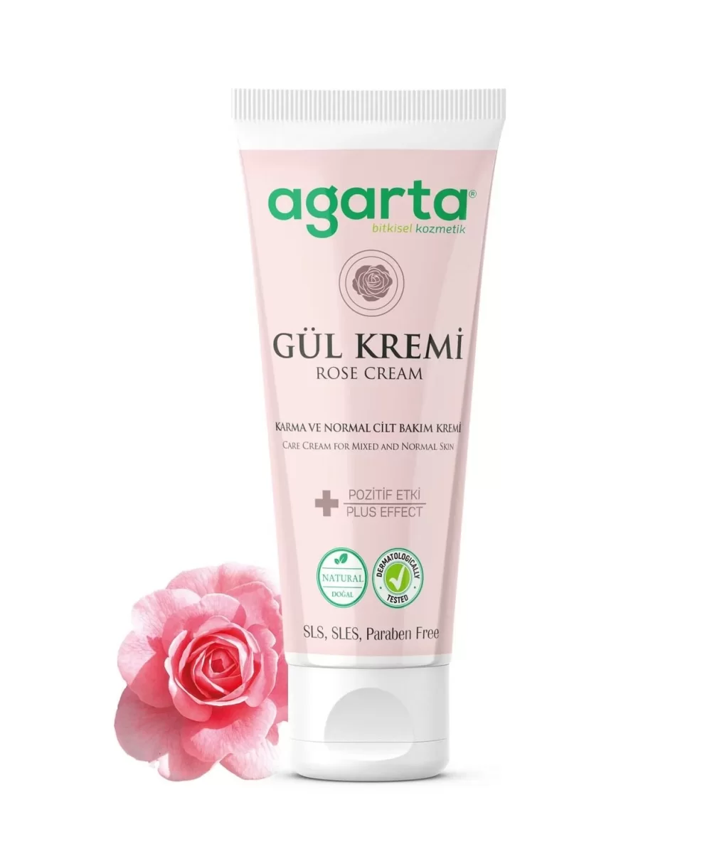 Agarta Doğal Cilt Bakım Kremi 75 ml Gül