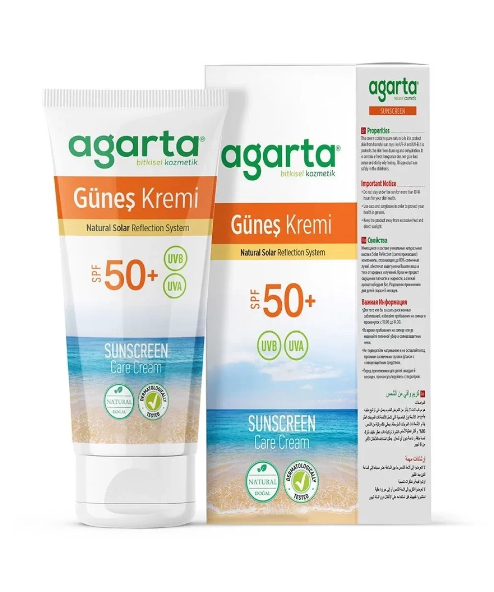 Agarta Doğal Güneş Kremi SPF 50+ 100 ml