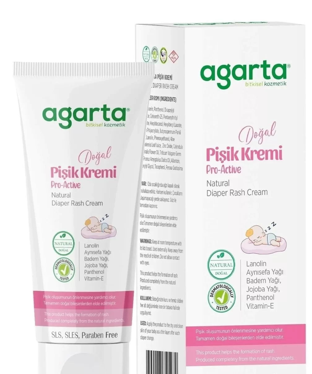 Agarta Doğal Pişik Kremi 100 ml