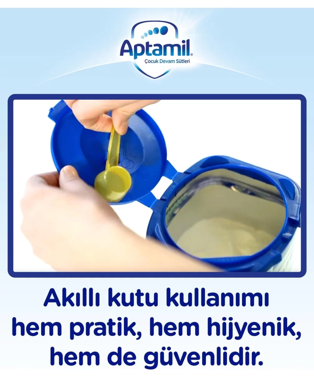 1 Yaş+ Aptamil Çocuk Devam Sütü Maması 1200 Gram