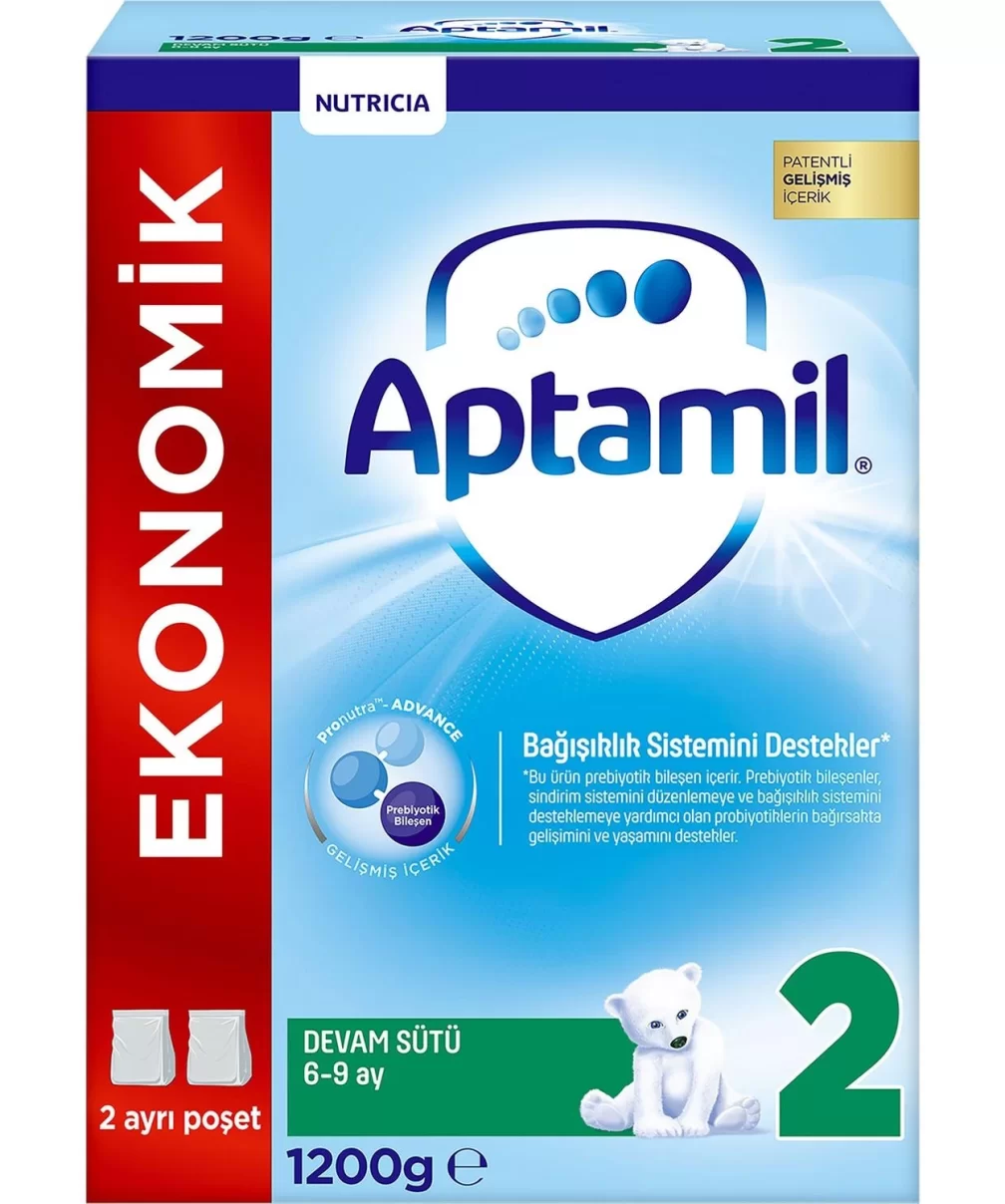 Aptamil Devam Sütü Maması No2 6-9 Ay 1200 Gr