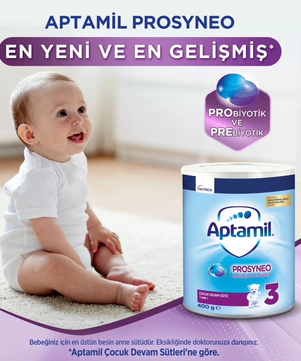 Aptamil Prosyneo Çocuk Devam Sütü No3 1 Yaş+ 400 Gr