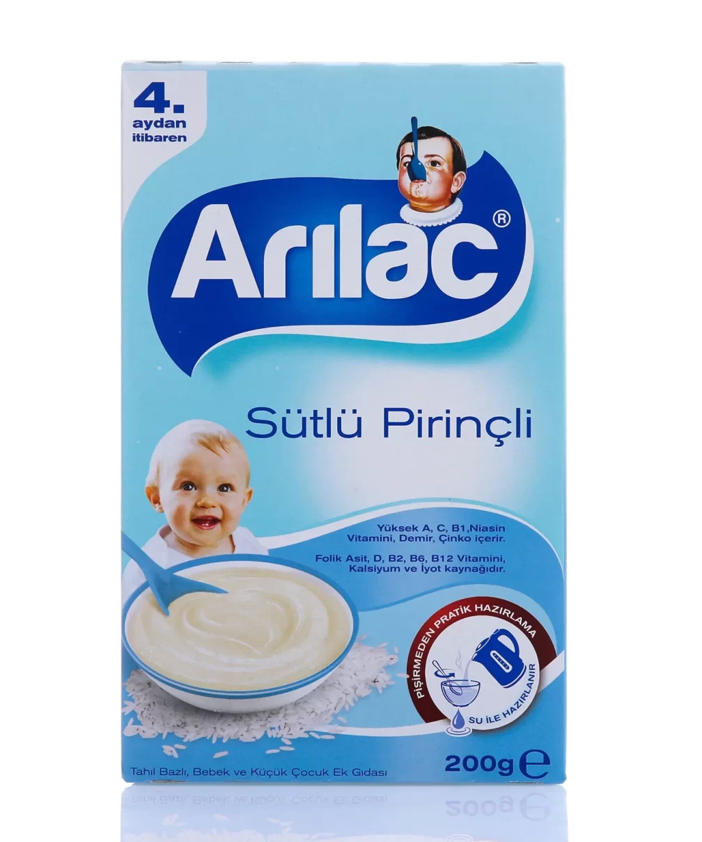 Arılac İnstant Sütlü Pirinçli Ek Gıda 200 Gr