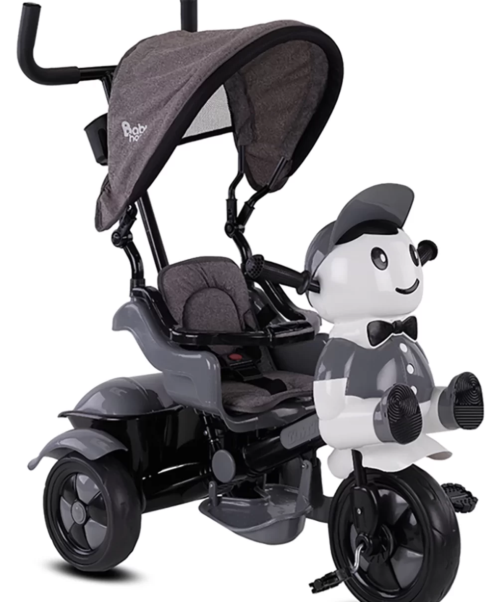 Babyhope 125 Yupi Triycle 3 Tekerli Kontrollü Bisiklet (Gri) Gri