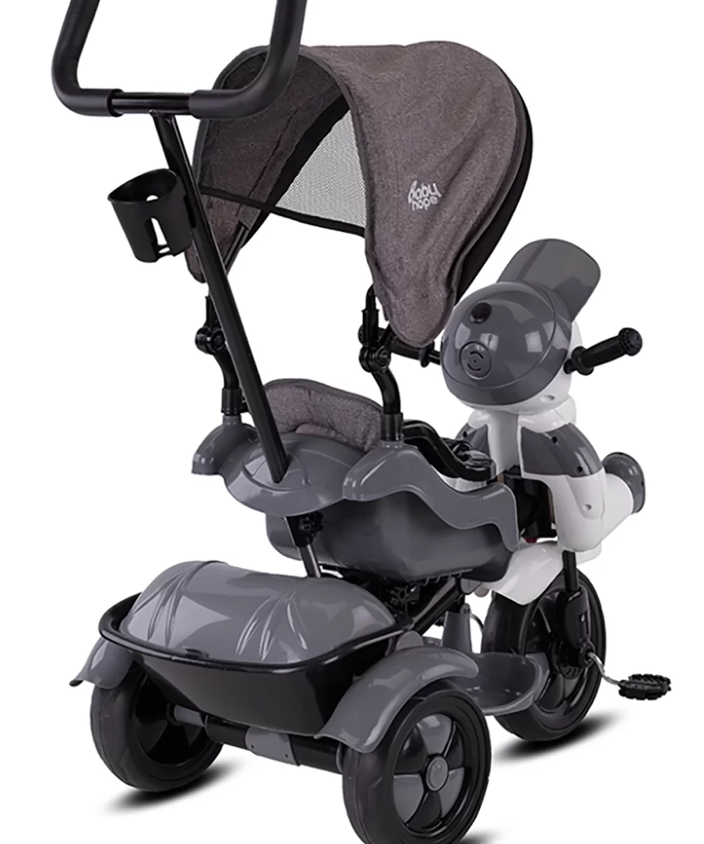 Babyhope 125 Yupi Triycle 3 Tekerli Kontrollü Bisiklet (Gri) Gri