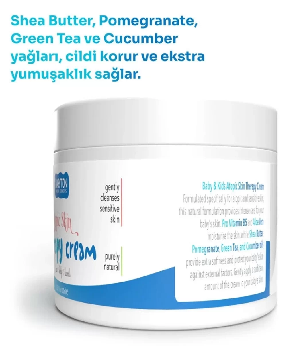 Babyton Bebekler ve Çocuklar İçin Atopik Cilt Kremi 100 ml