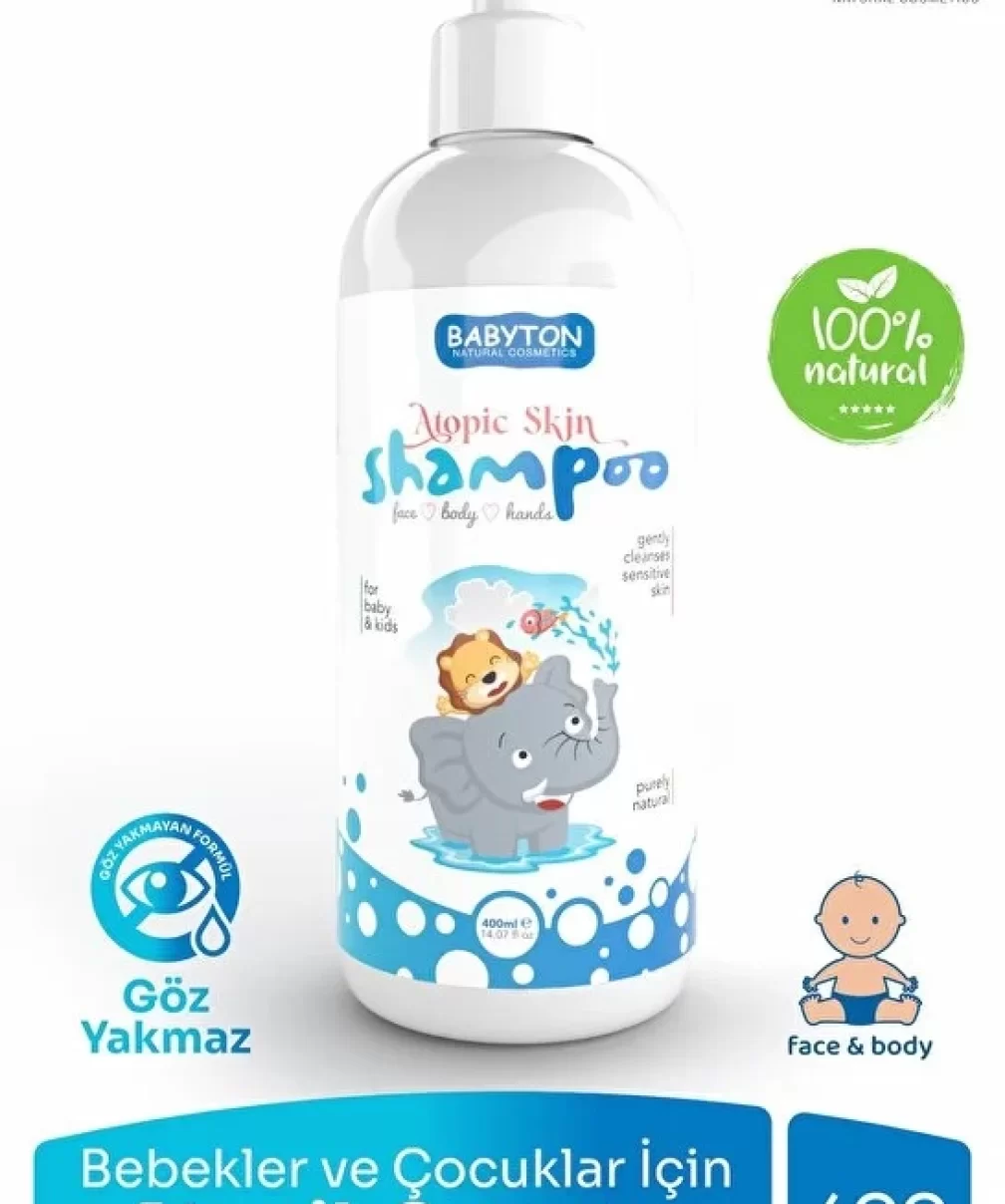 Babyton Bebekler ve Çocuklar İçin Atopik Şampuan 400 ml