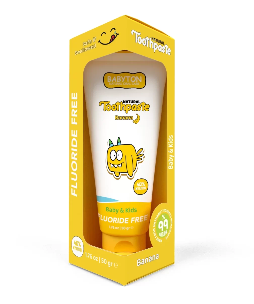 Babyton Organik Doğal Muz Aromalı Diş Macunu 50 Gr