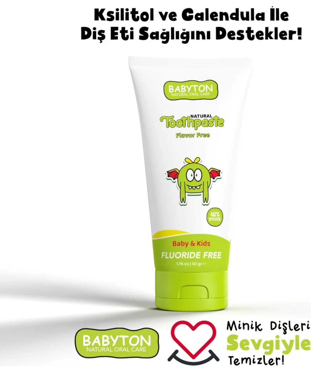 Babyton Organik Doğal Natural Diş Macunu 50 Gr