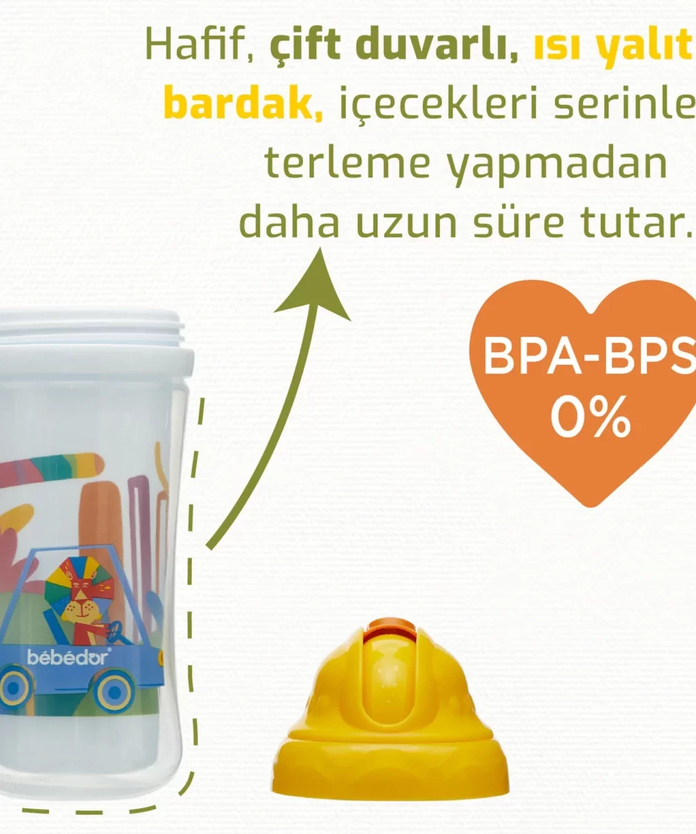 Bebedor Isı Yalıtımlı Pipetli Alıştırma Bardağı 7506