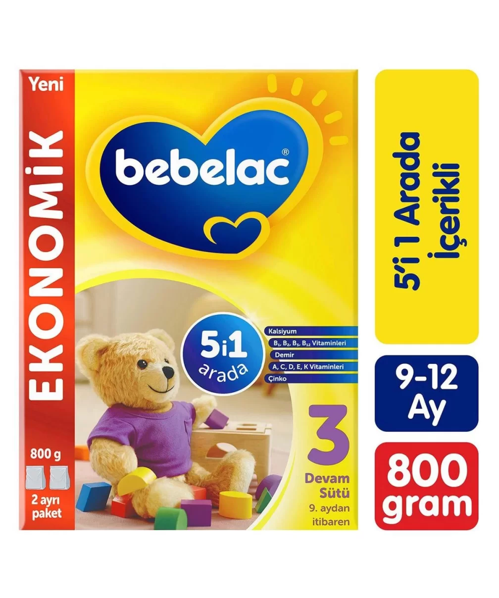 Bebelac Bebek Devam Sütü No3 800 Gr