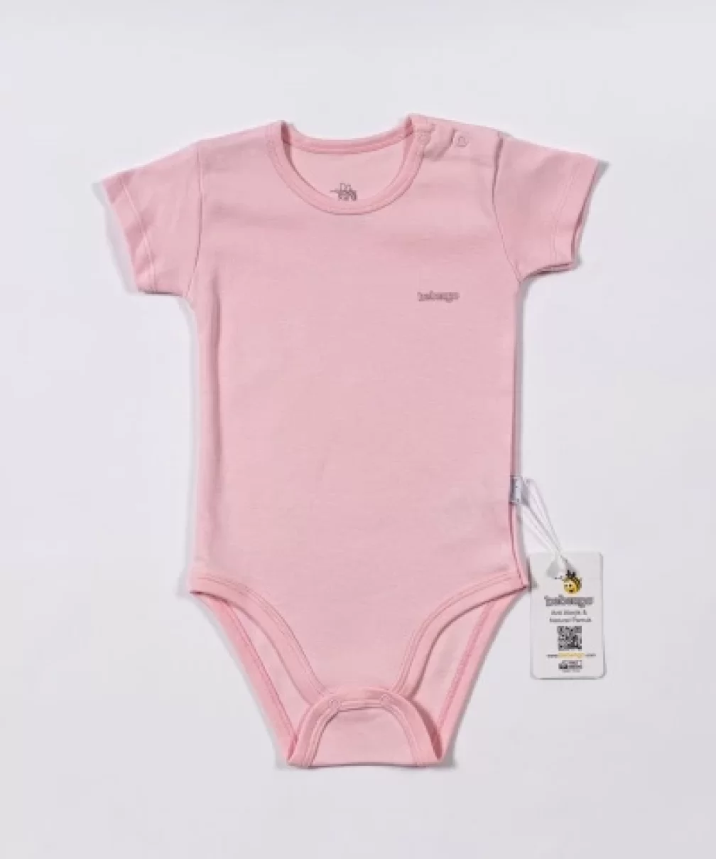 Bebengo BU4025 Basic Kısa Kol Body Pembe