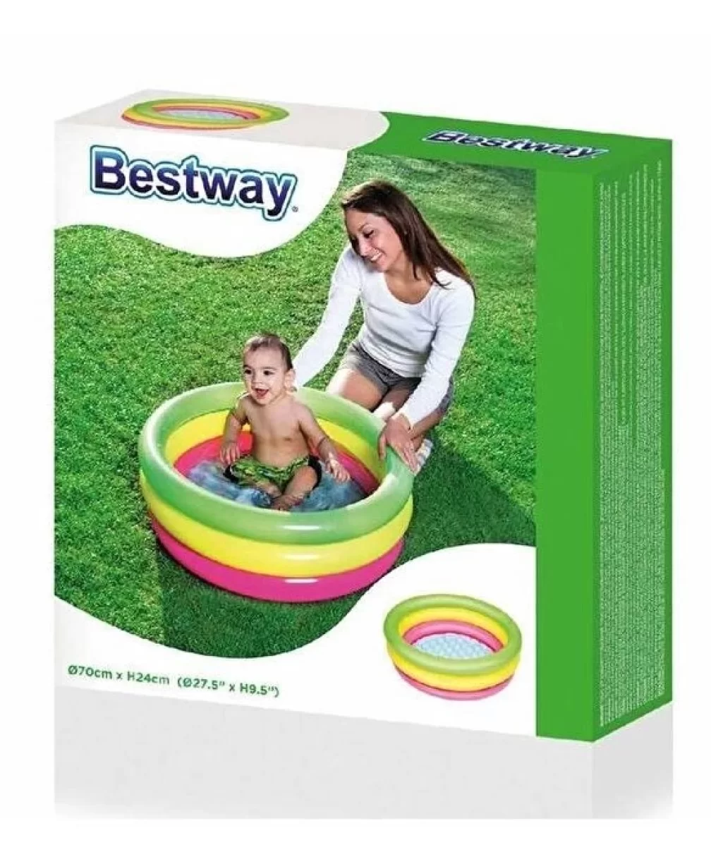 Bestway 3 Bölmeli Çocuk Havuzu 70x24 Cm 51128