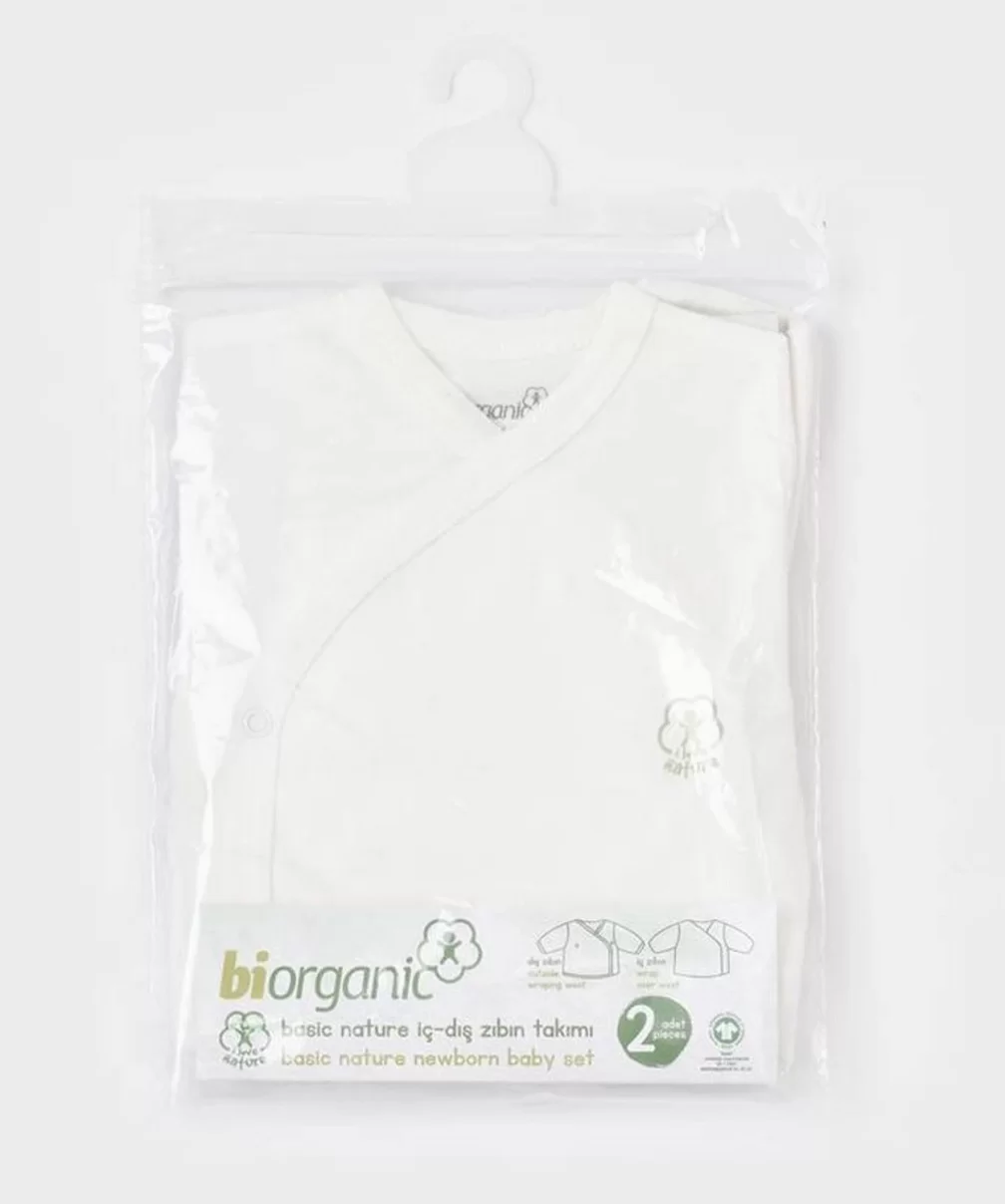 Bibaby Biorganic Basic Nature İç Dış Bebek Zıbın 73275 Ekru