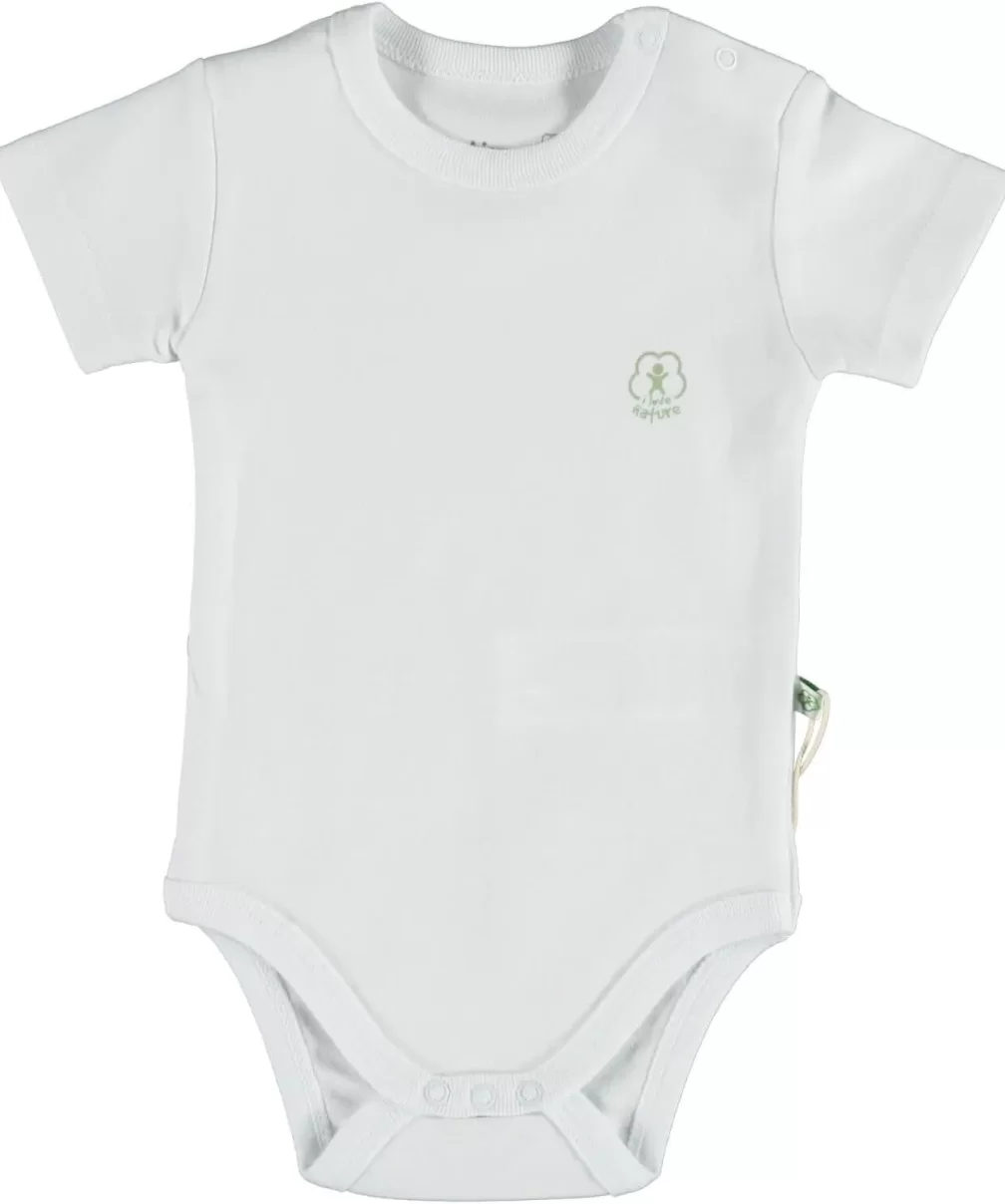 Bibaby Biorganic Basic Nature Kısa Kol Body 56884 Beyaz