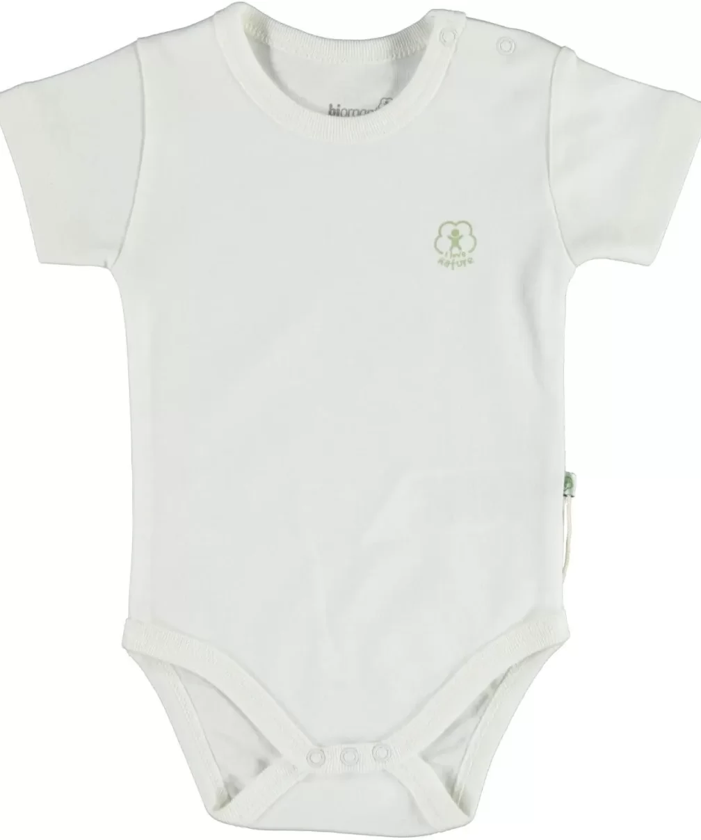 Bibaby Biorganic Basic Nature Kısa Kol Body 56884 Ekru