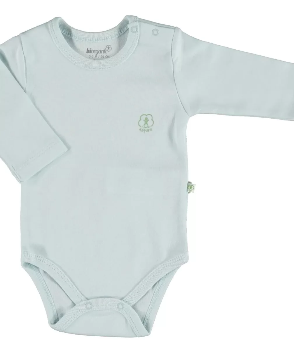 Bibaby Biorganic Basic Nature Uzun Kol Body 56883 Mavi