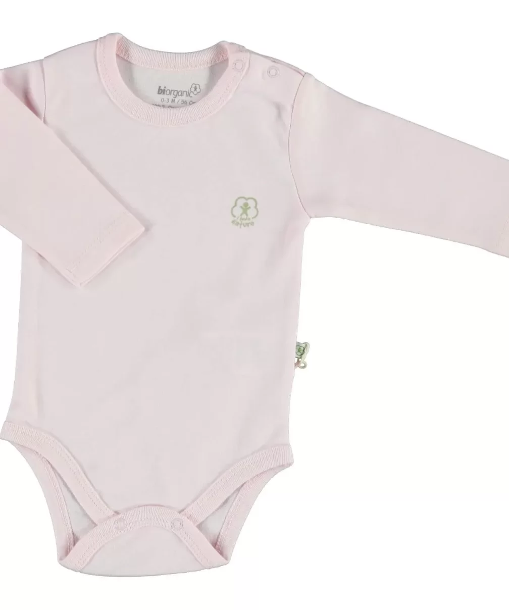 Bibaby Biorganic Basic Nature Uzun Kol Body 56883 Pembe