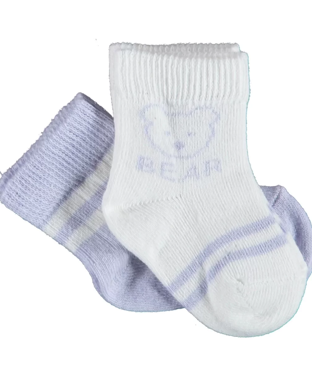 Bibaby Biorganic Bear 2Li Kız Çorap 68412 Lila