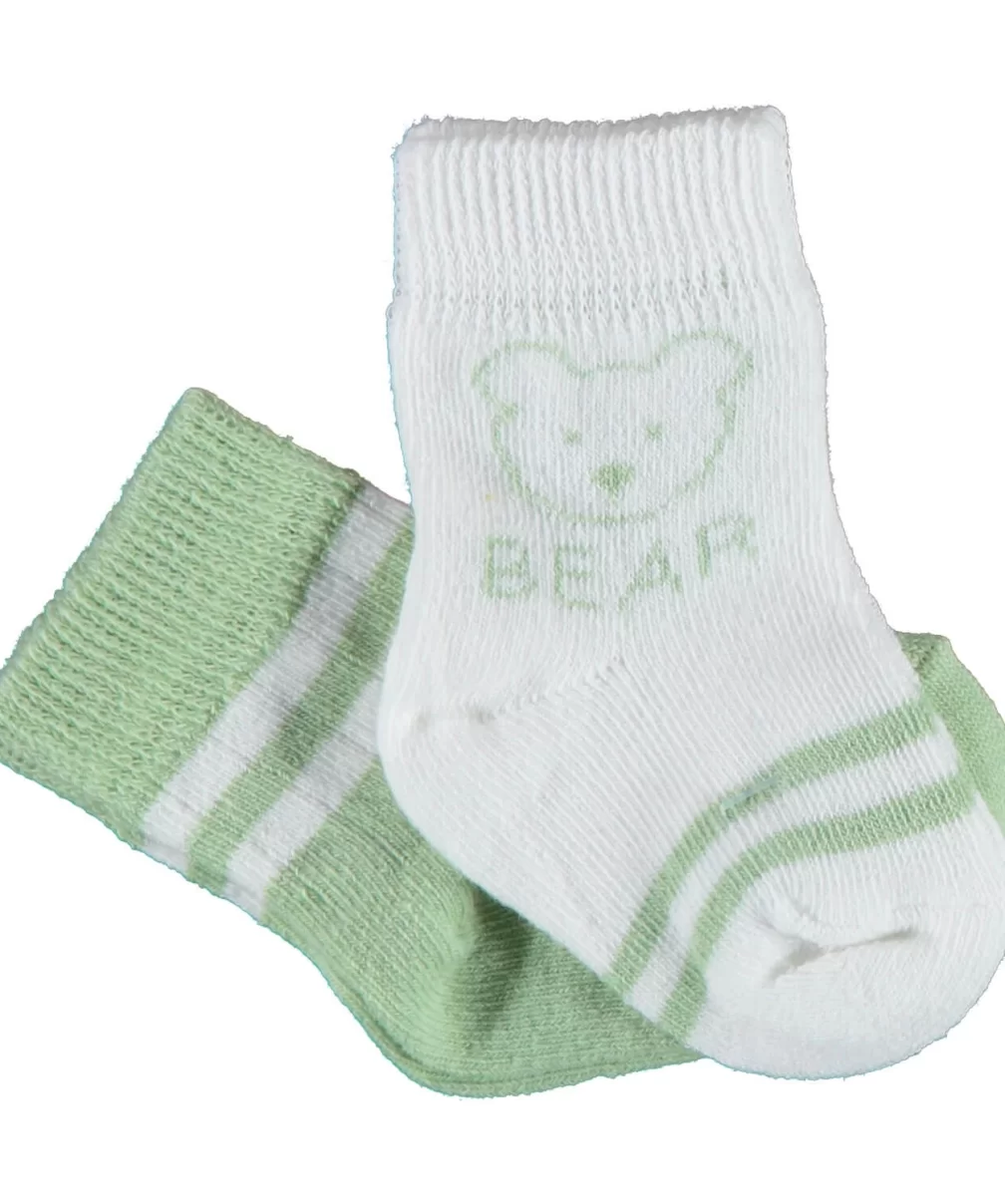 Bibaby Biorganic Bear 2Li Kız Çorap 68412 Yeşil