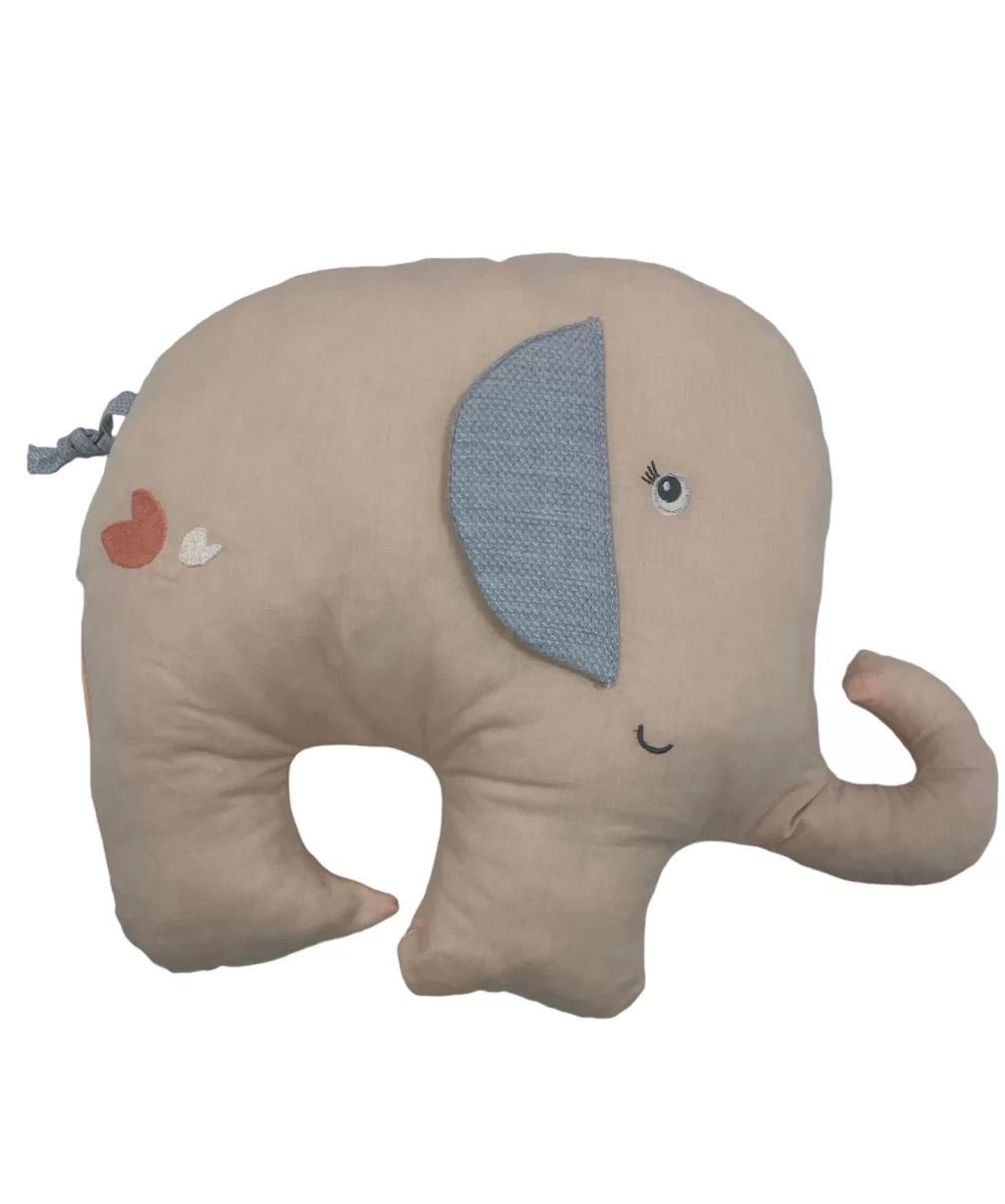 Bibaby Biorganic Chubby Elephant Yastık 72227 Somon