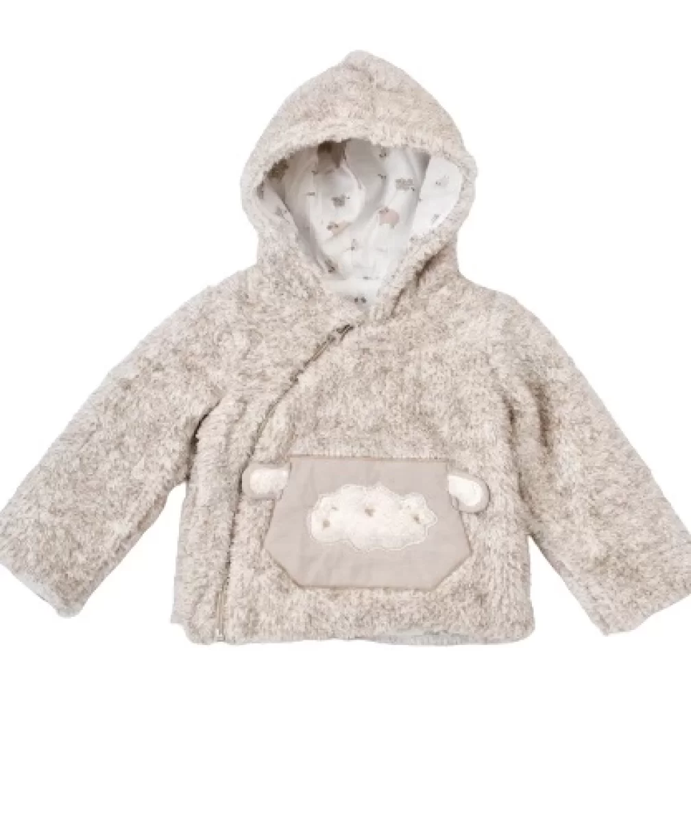 Bibaby Biorganic Curly Sheep Welsoft Hırka 61435 Bej