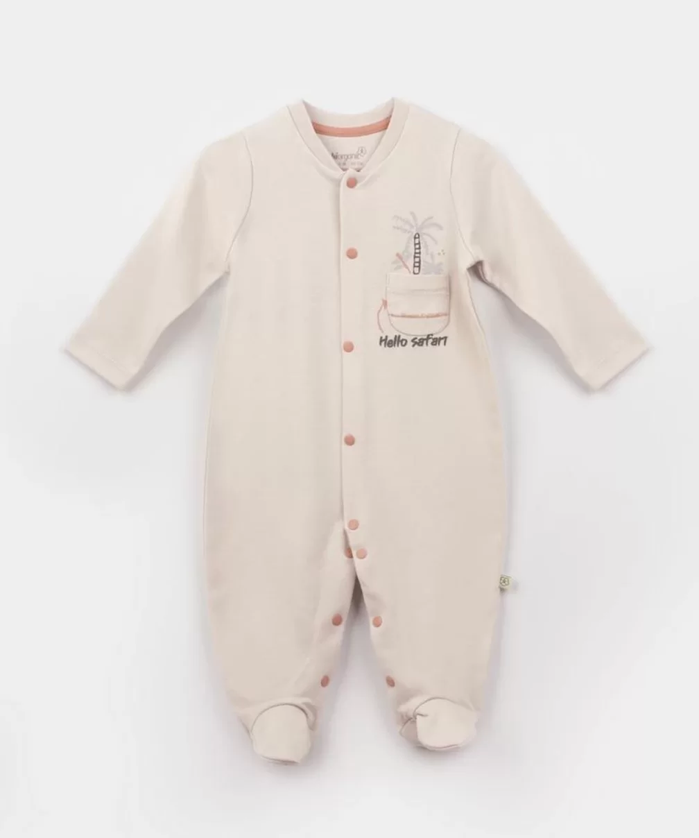 Bibaby Biorganic Hello Safari Bebek Tulum 60749 Ekru Kiremit