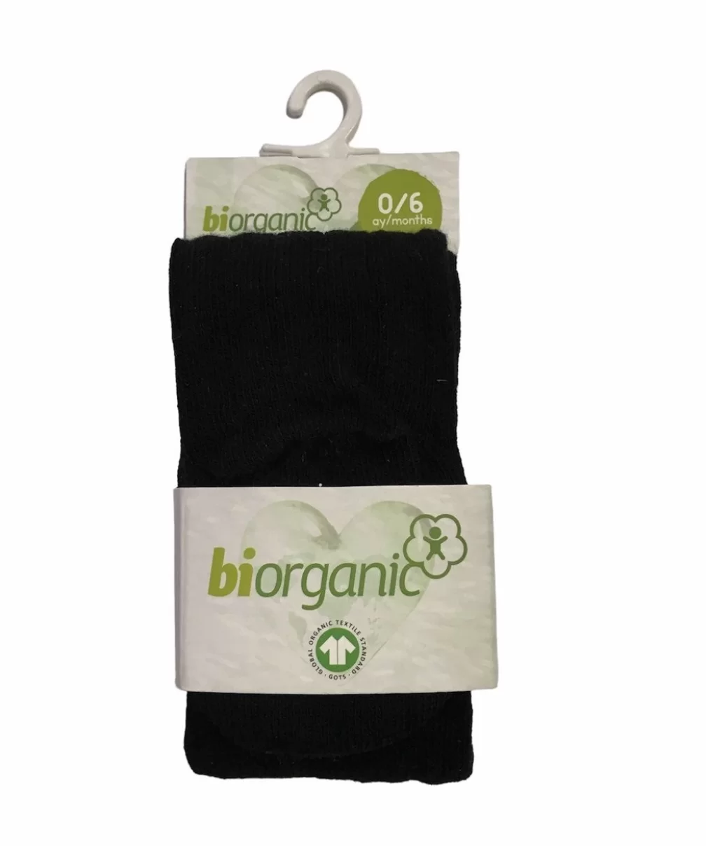 Bibaby Biorganic Klasik Düz Siyah Külotlu Çorap 68462 Siyah