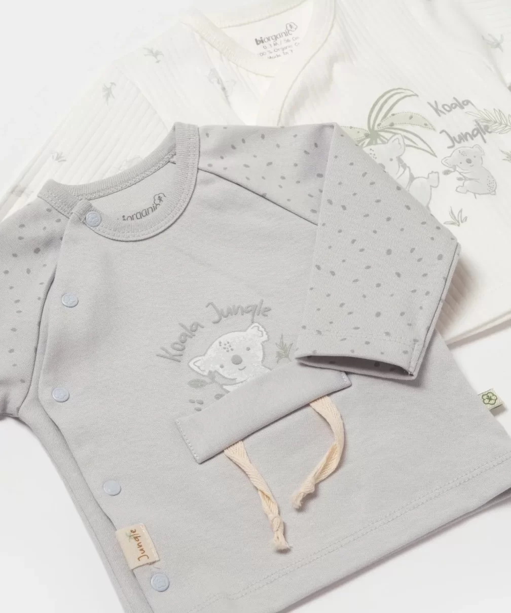 Bibaby Biorganic Koala Jungle 2Li Zıbın 73316 Gri