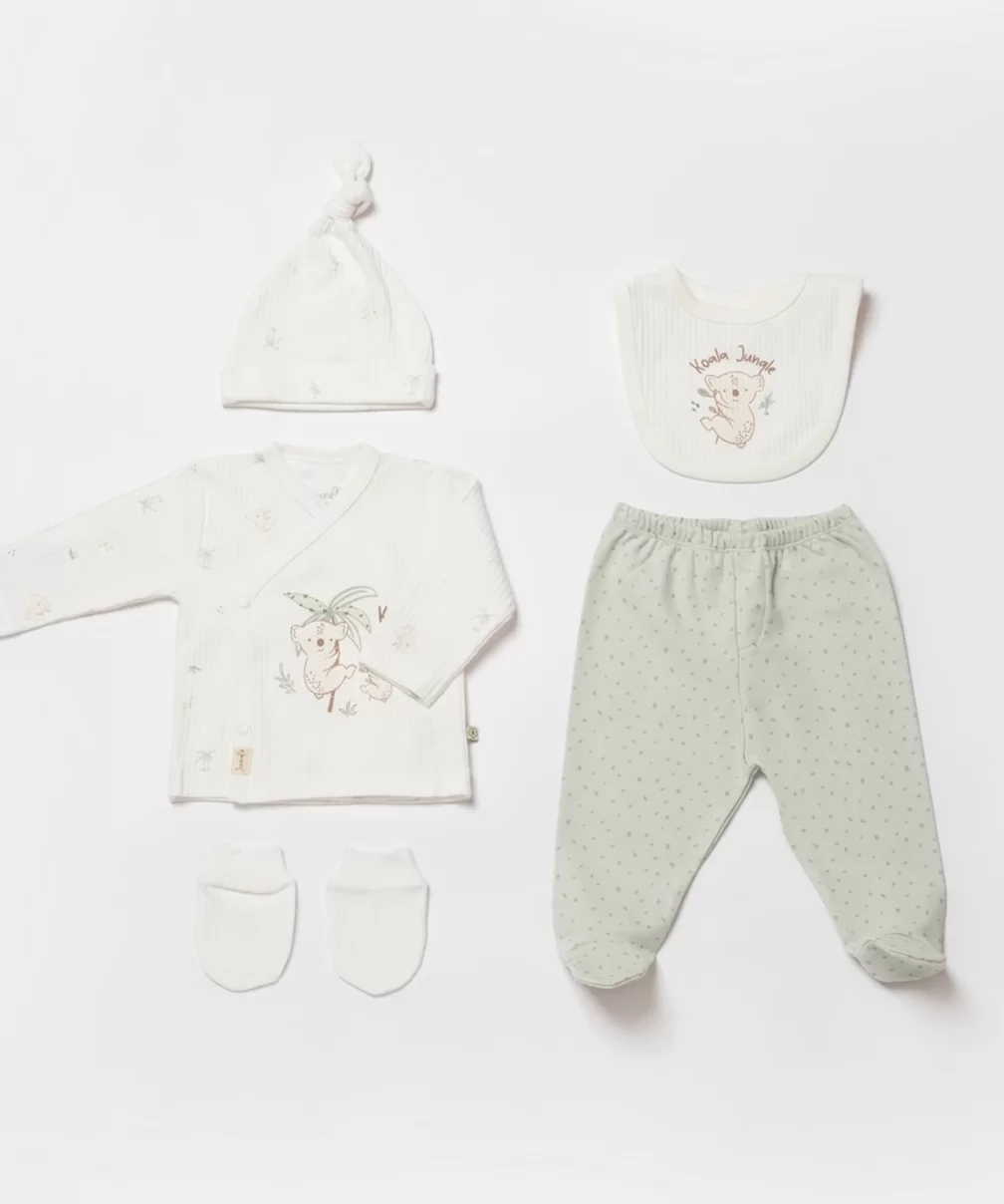 Bibaby Biorganic Koala Jungle 5Li Hastane Çıkış Seti 62325 Mint