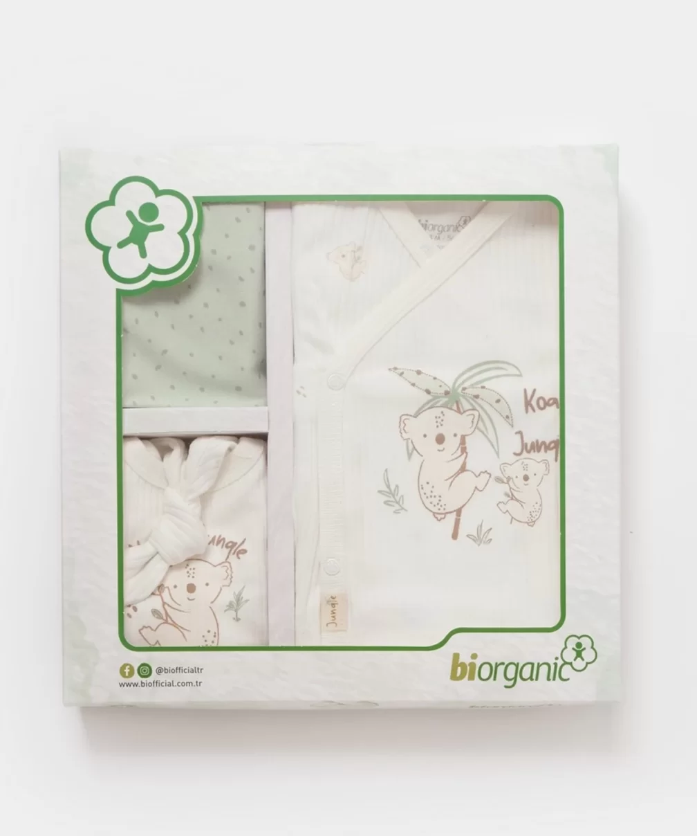 Bibaby Biorganic Koala Jungle 5Li Hastane Çıkış Seti 62325 Mint