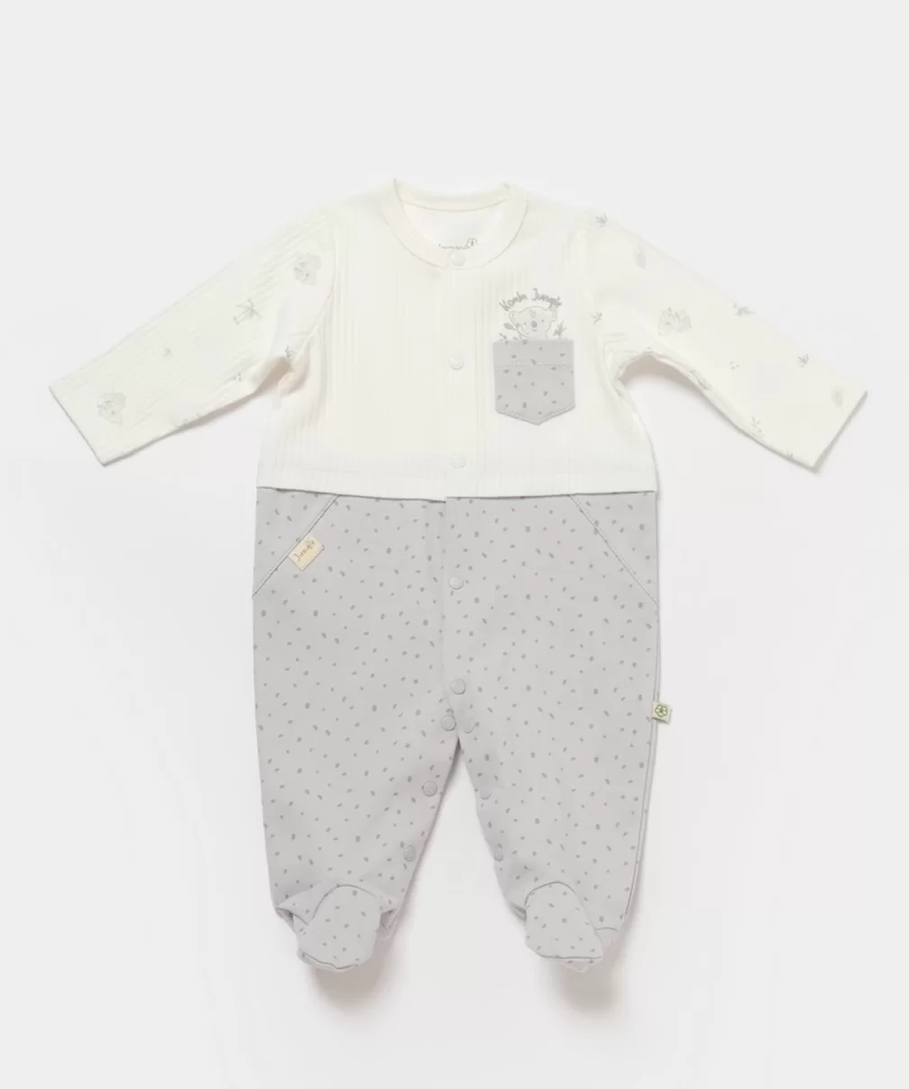 Bibaby Biorganic Koala Jungle Bebek Tulum 60733 Gri