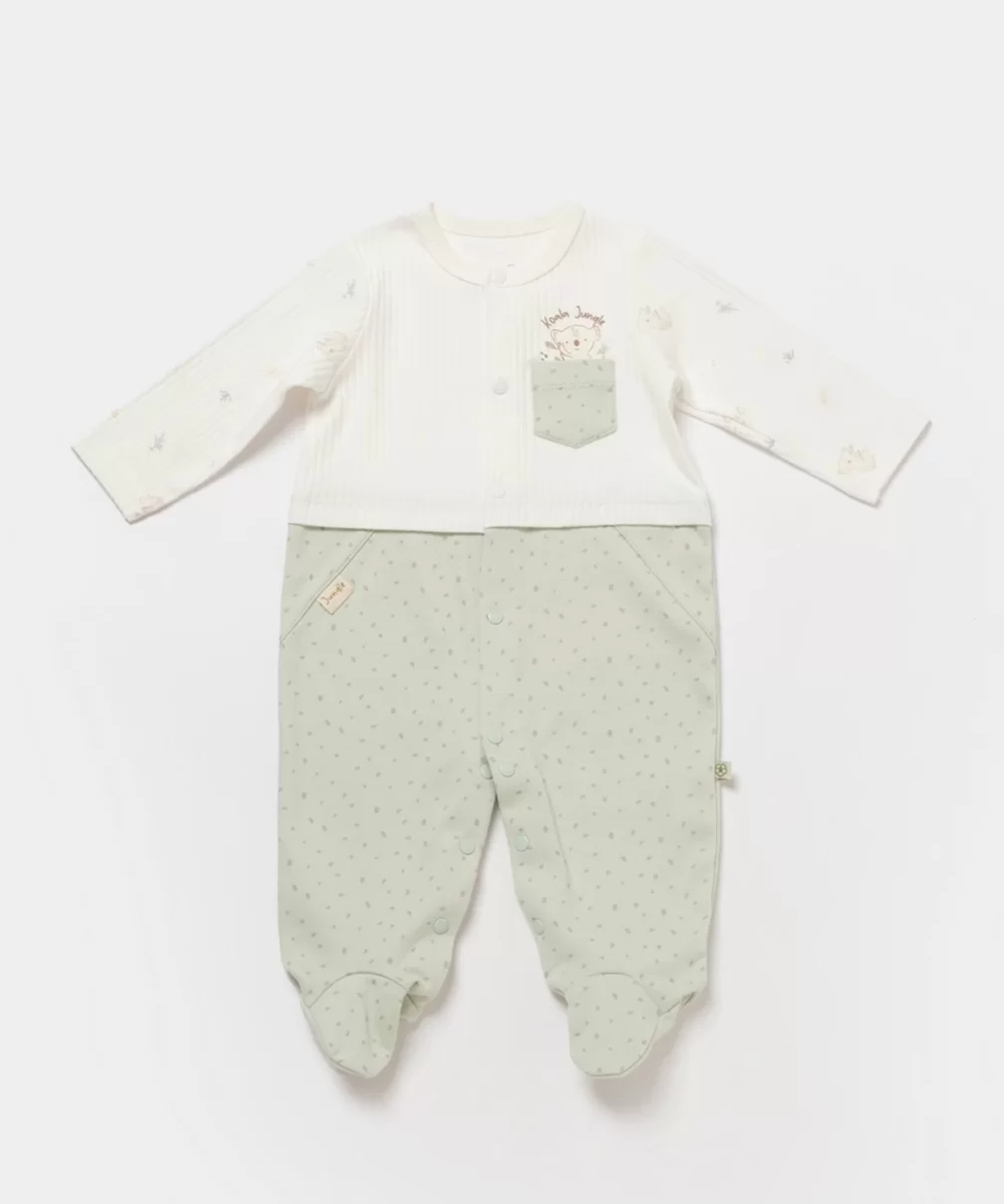 Bibaby Biorganic Koala Jungle Bebek Tulum 60733 Mint