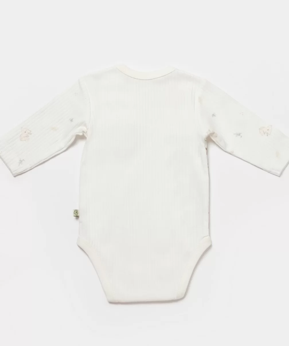 Bibaby Biorganic Koala Jungle Uzun Kol Bebek Body 56969 Mint