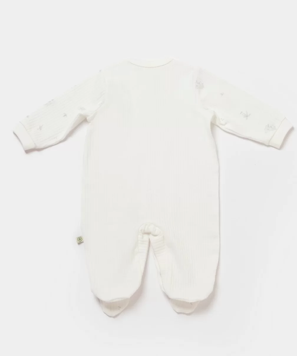 Bibaby Biorganic Koala Jungle Yenidoğan Bebek Tulum 60732 Gri