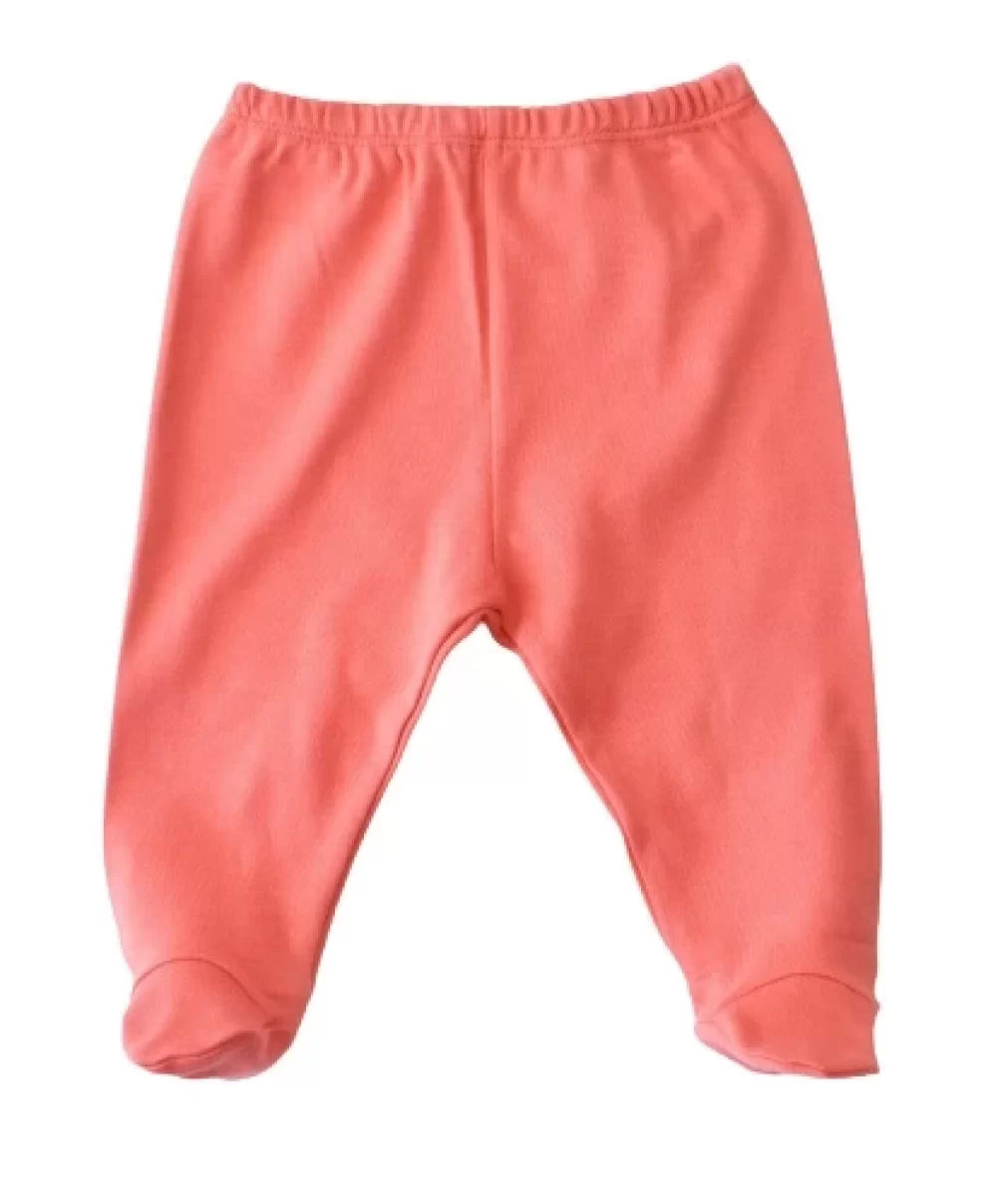 Bibaby Biorganic Wild Flowers Patikli Pantolon 57773 Coral