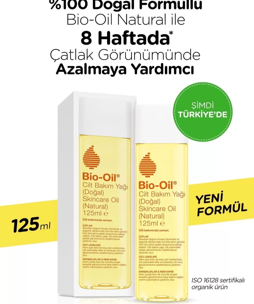 Bio-Oil Çatlak Karşıtı ve Natural Cilt Bakım Yağı 125ml