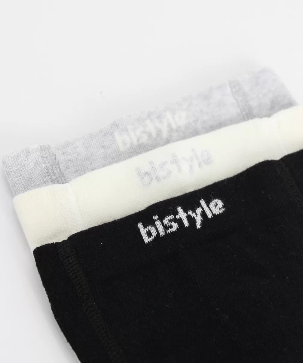 Bistyle 3lü Penye Külotlu Çorap BS3100 Gri