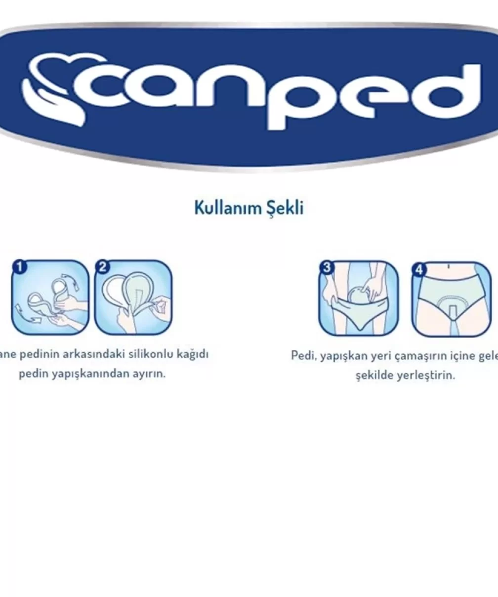 Canped Ultra Mesane Pedi L Beden Büyük Boy 10 Adet