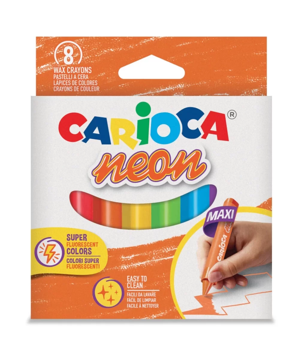 Carioca Pastel Boya Kalemi Fosforlu 8Li