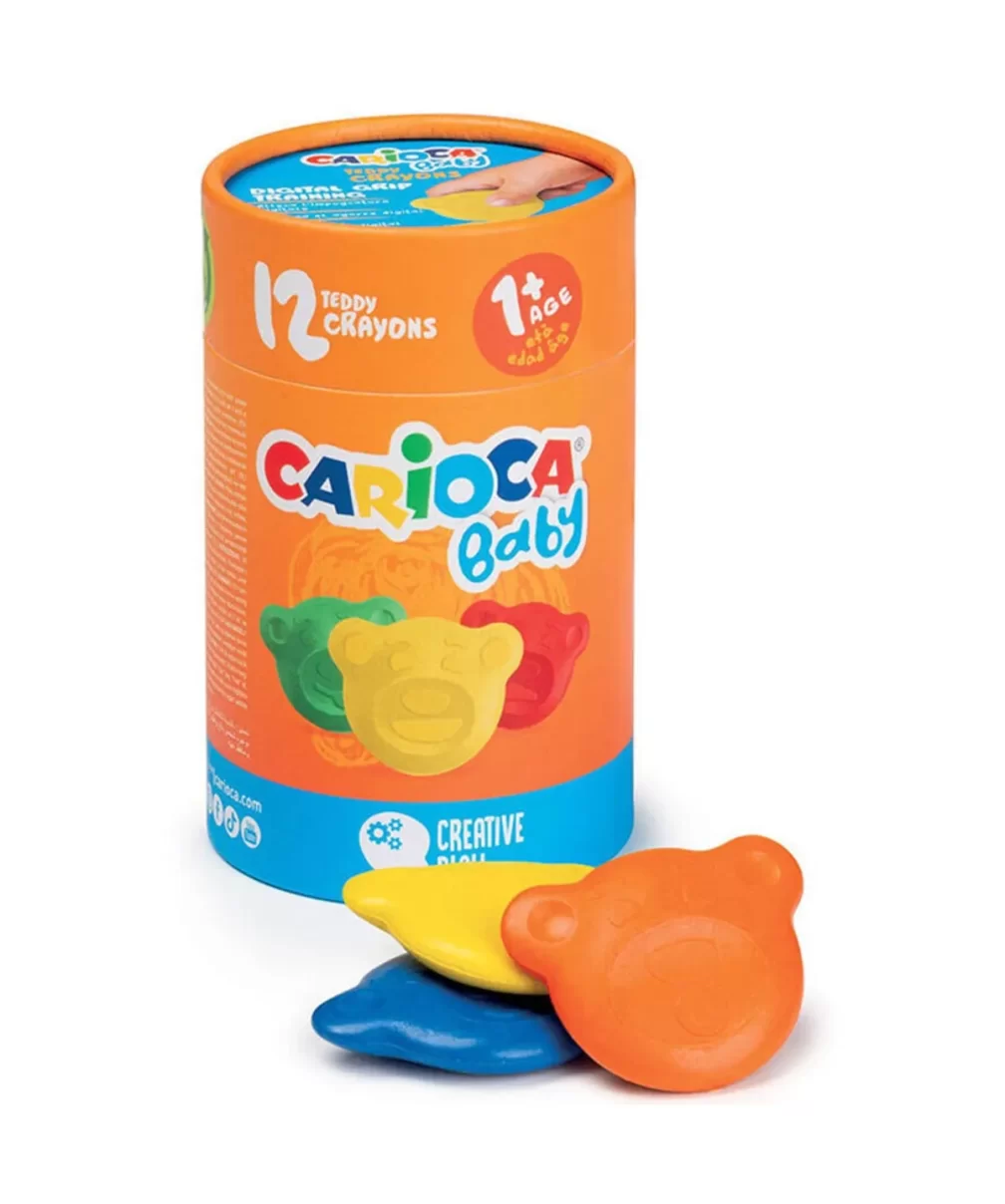 Carioca Teddy Bebek Crayons 12Li 1 Yaş +