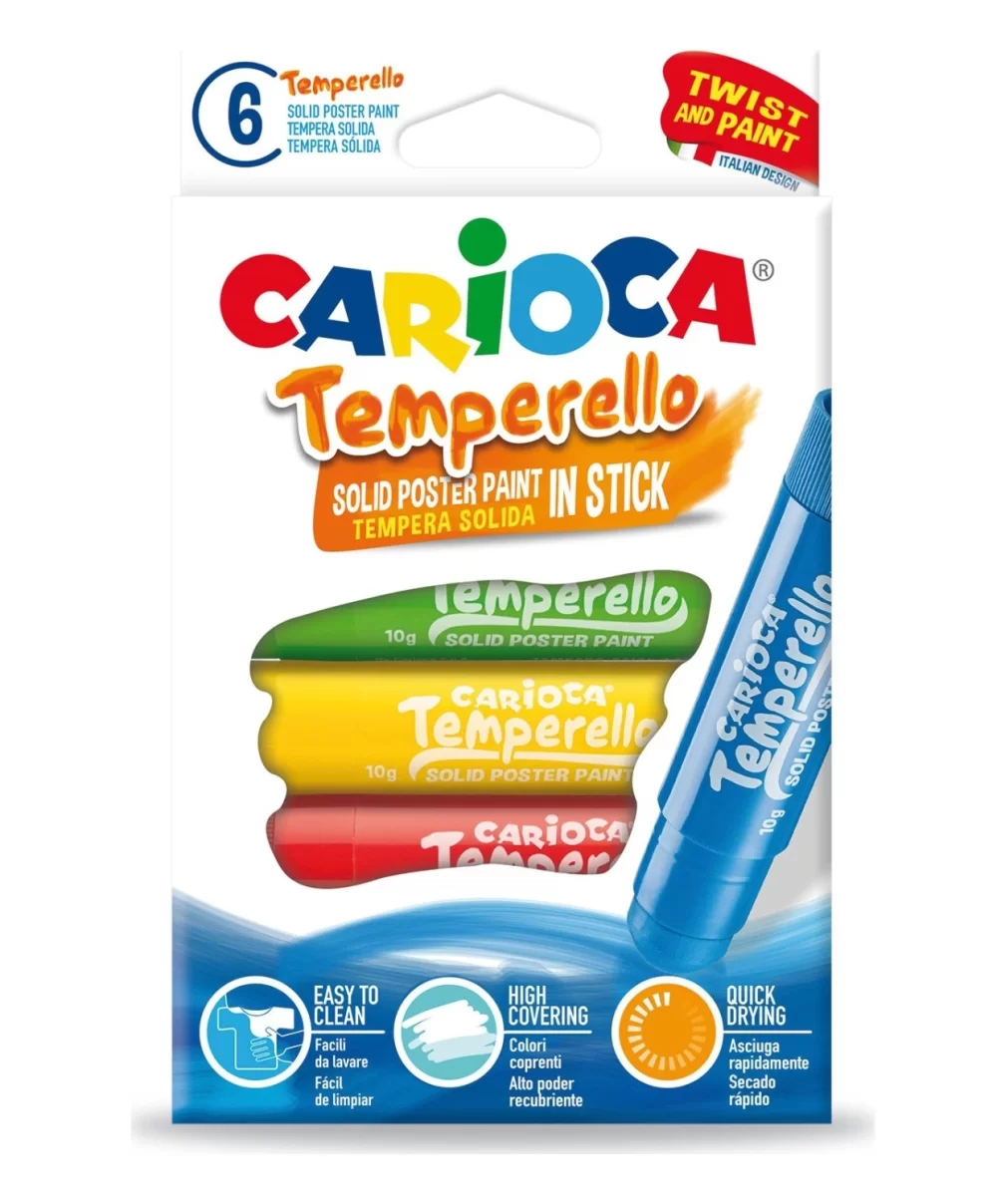 Carioca Temperello Stick Poster Boya Kalemi 6Lı