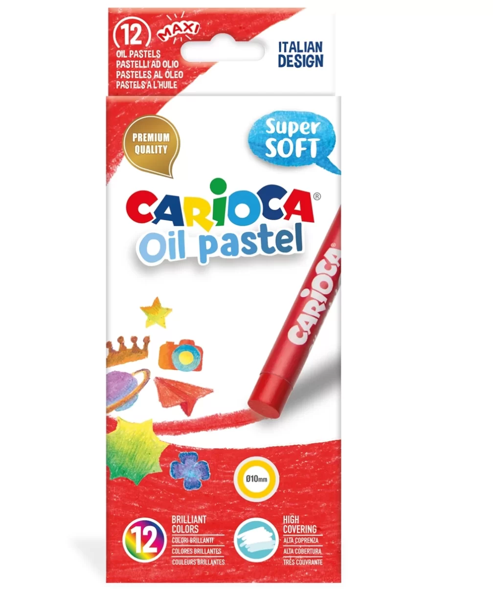 Carioca Yağlı Pastel Boya Kalemi 12Li