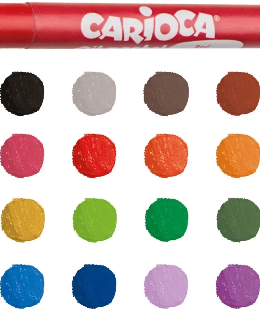 Carioca Yağlı Pastel Boya Kalemi 24Lü