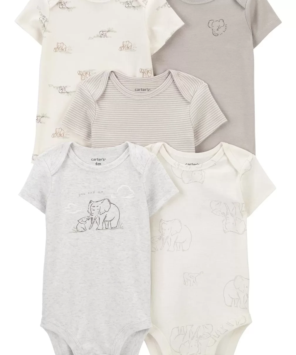 Carters Bebek Body Set Kısa Kollu 5li Paket 1R036310 Renkli