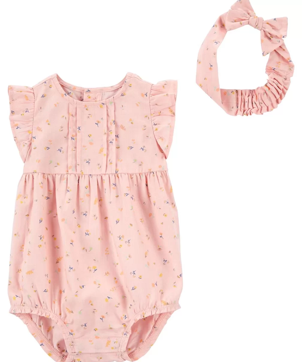 Carters Kız Bebek 2li Elbiseli Set 1O912510 Pembe