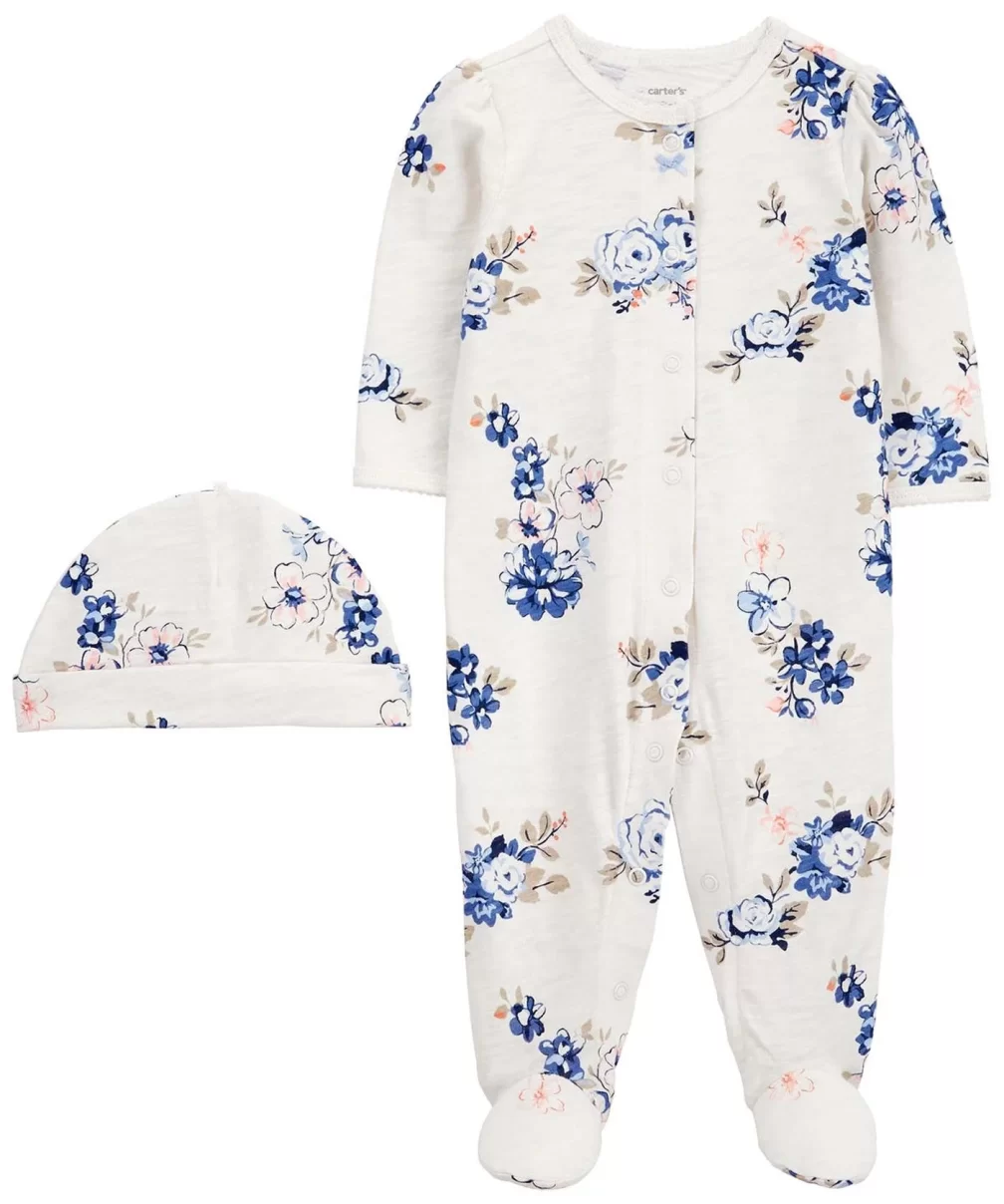 Carters Layette Kız Bebek Uyku Tulumu 1Q474910 Karışık Renkli